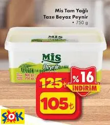 MİS TAM YAĞLI TAZE BEYAZ PEYNİR 750 G MİS TAM YAĞLI TAZE BEYAZ PEYNİR 750 G